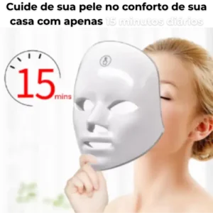 Máscara de Led 7 Cores